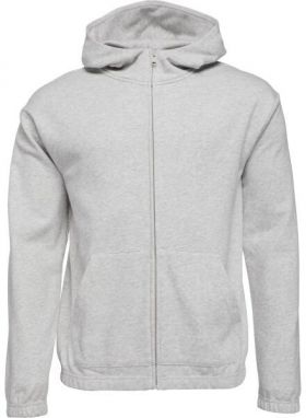 Calvin Klein ESSENTIALS PW FZ HOODIE Pánska mikina, sivá, veľkosť