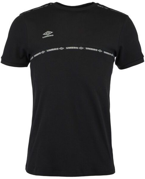 Umbro TAPED TECH TEE Pánske tričko, čierna, veľkosť