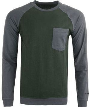 ALPINE PRO ASED Pánske tričko, tmavo zelená, veľkosť