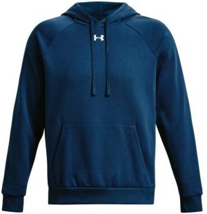 Under Armour RIVAL FLEECE HOODIE Pánska mikina, modrá, veľkosť