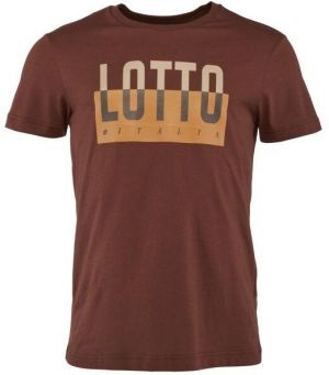 Lotto TEE ORIGINS III Pánske tričko, hnedá, veľkosť