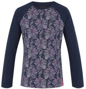 LOAP BINELLA Dievčenské tričko, tmavo modrá, veľkosť 122-128