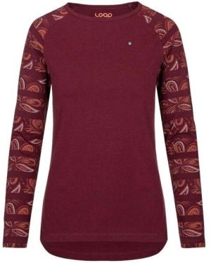 LOAP AMAZONA Dámske tričko, vínová, veľkosť