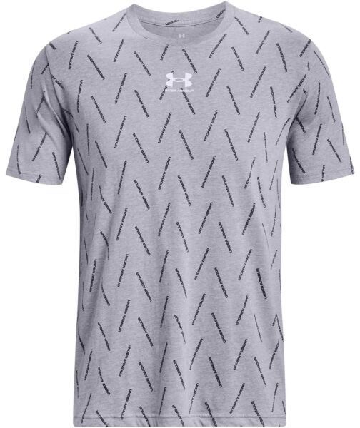 Under Armour ELEVATED CORE AOP NEW Pánske tričko, sivá, veľkosť