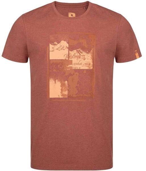 LOAP BOND Pánske tričko, hnedá, veľkosť