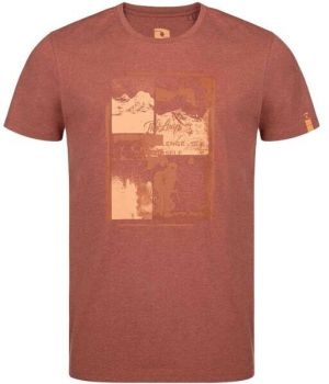 LOAP BOND Pánske tričko, hnedá, veľkosť