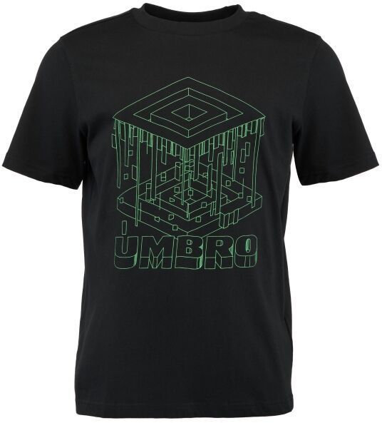 Umbro DOWNLOAD GRAPHIC TEE Pánske tričko, čierna, veľkosť