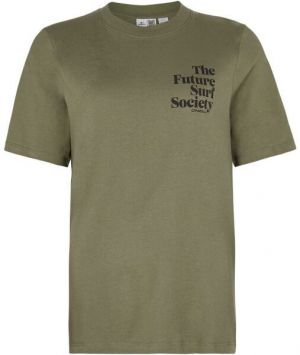 O'Neill FUTURE SURF SOCIETY T-SHIRT Dámske tričko, khaki, veľkosť