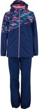Lewro CAMBIE Detský softshellový set, tmavo modrá, veľkosť 164-170