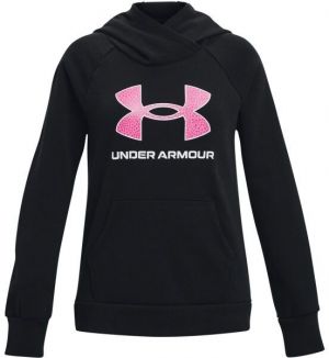 Under Armour RIVAL FLEECE BL HOODIE Dievčenská mikina, čierna, veľkosť