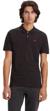 Levi's® SLIM HOUSEMARK POLO Pánske tričko Polo, čierna, veľkosť
