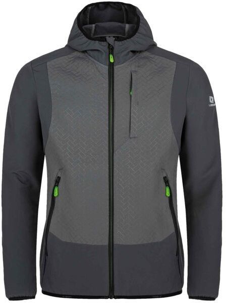 LOAP URELON Pánska outdoorová bunda, tmavo sivá, veľkosť