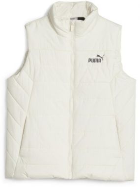 Puma ESS PADDED VEST Dámska vesta, béžová, veľkosť