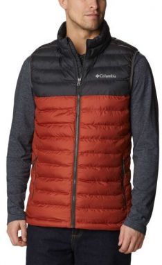 Columbia POWDER LITE VEST Pánska vesta, červená, veľkosť