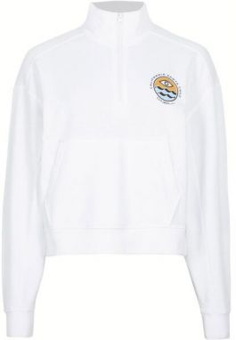 O'Neill COVE 1/2 ZIP SWEAT Dámska mikina, biela, veľkosť