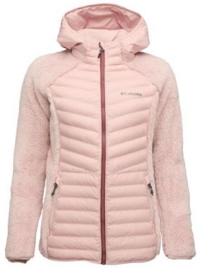 Columbia POWDER LITE SHERPA HYBRID FULL ZIP Dámska bunda, ružová, veľkosť