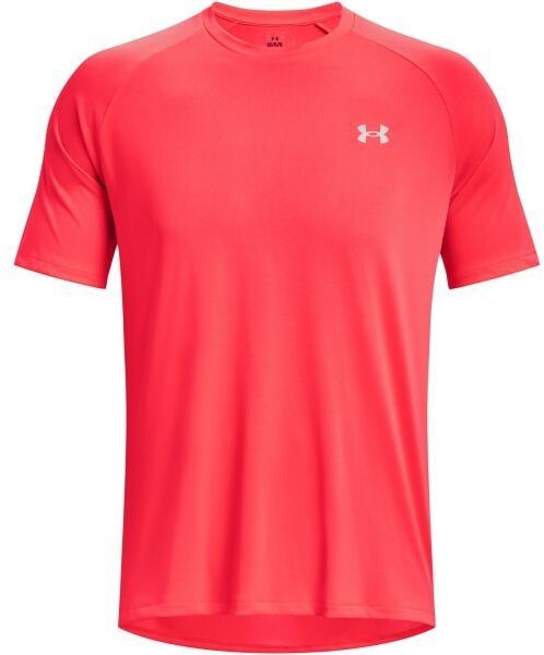 Under Armour TECH REFLECTIVE SS Pánske tričko, oranžová, veľkosť S