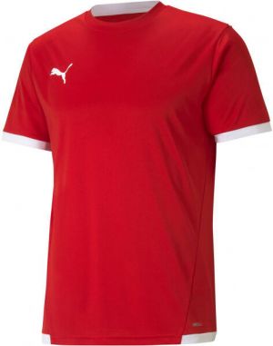 Puma TEAM LIGA JERSEY Pánske futbalové tričko, červená, veľkosť XXL
