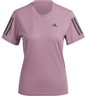 adidas OWN THE RUN TEE Dámske bežecké tričko, ružová, veľkosť