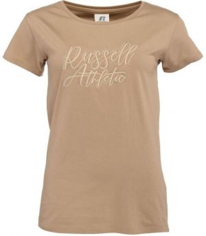 Russell Athletic TEE SHIRT W Dámske tričko, béžová, veľkosť