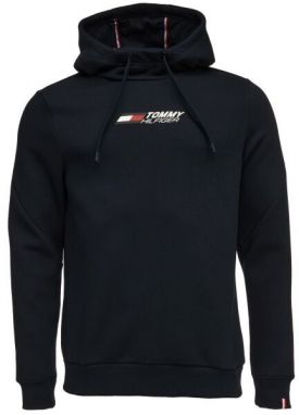 Tommy Hilfiger ESSENTIALS HOODY Pánska mikina, čierna, veľkosť