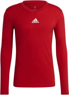 adidas TEAM BASE TEE Pánske futbalové tričko, červená, veľkosť