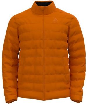 Odlo M ASCENT N-THERMIC HYBRID INSULATED JACKET Pánska hybridná bunda, hnedá, veľkosť