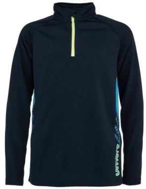 Umbro CYPHER QUARTER ZIP - JNR Chlapčenská mikina, tmavo modrá, veľkosť L