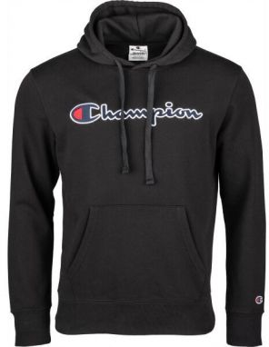 Champion HOODED SWEATSHIRT Pánska mikina, čierna, veľkosť