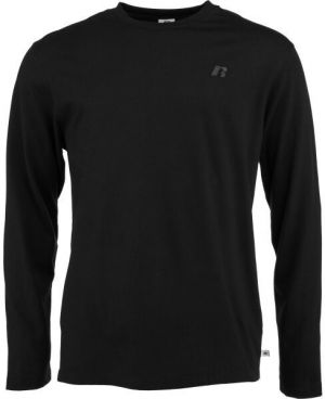 Russell Athletic LONG SLEEVE TEE SHIRT M Pánske tričko, čierna, veľkosť