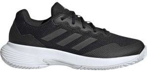 adidas GAMECOURT 2 W Dámska tenisová obuv, čierna, veľkosť 38