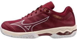 Mizuno WAVE EXCEED LIGHT CC W Dámska tenisová obuv, vínová, veľkosť 38.5