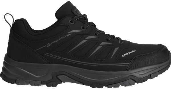 ALPINE PRO ACRON Pánska outdoorová obuv, čierna, veľkosť