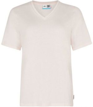 O'Neill ESSENTIALS V-NECK T-SHIRT Dámske tričko, růžová, veľkosť