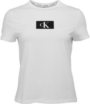 Calvin Klein ´96 LOUNGE-S/S CREW NECK Dámske tričko, biela, veľkosť