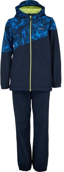 Lewro CAMBIE Detský softshellový set, tmavo modrá, veľkosť 152-158
