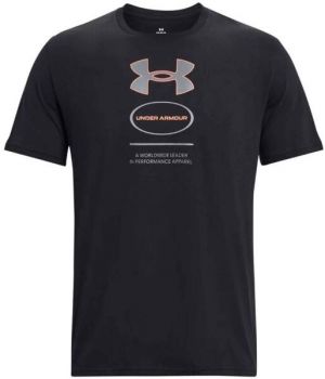 Under Armour BRANDED GEL STACK SS M Pánske tričko, čierna, veľkosť