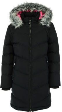 Lewro ZAZA Dievčenský zimný kabát, čierna, veľkosť