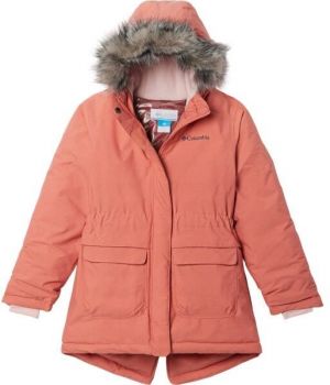 Columbia NORDIC STRIDER JACKET Detská zimná bunda, lososová, veľkosť