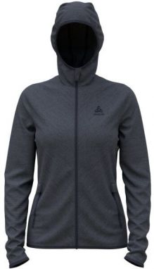 Odlo ROY MID LAYER HOODY Dámska flísová mikina, tmavo sivá, veľkosť