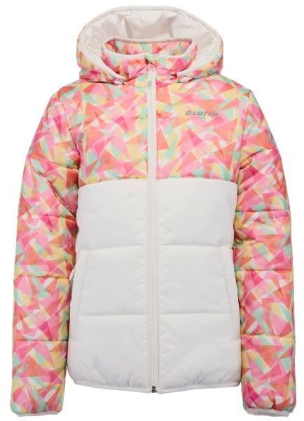 Lotto LIMINI Dievčenská ľahká prešívaná bunda, biela, veľkosť 152-158