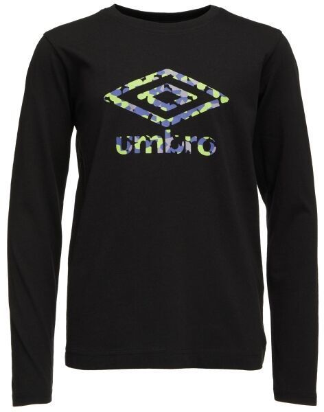 Umbro KASSI Chlapčenské tričko, čierna, veľkosť 116-122