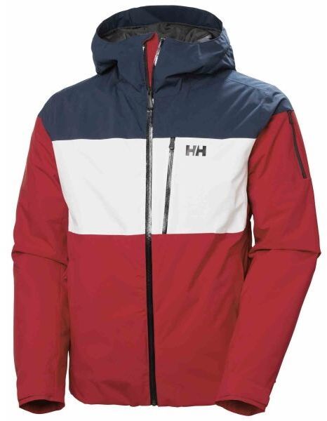 Helly Hansen GRAVITY JACKET Pánska lyžiarska bunda, červená, veľkosť XXL