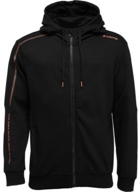 Lotto LOGO DUE SWEAT HZ HD Pánska mikina, čierna, veľkosť XXL