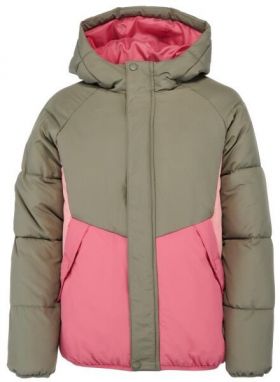 Lewro NEVAEH Dievčenská prešívaná bunda, béžová, veľkosť 116-122