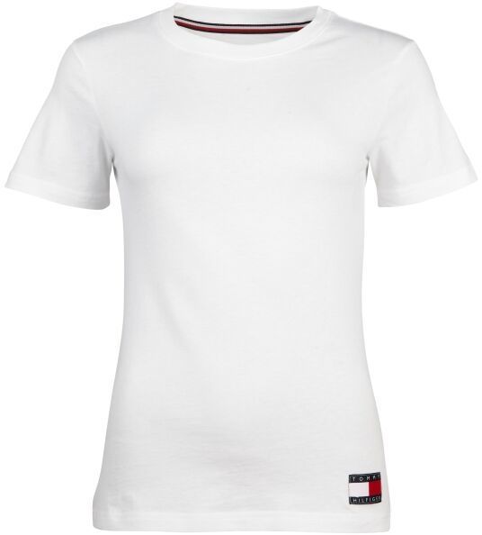 Tommy Hilfiger TOMMY 85 LOUNGE-SHORT SLEEVE TEE Dámske tričko, biela, veľkosť