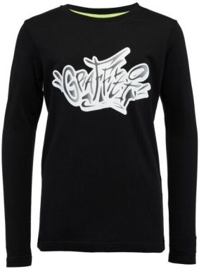 Lewro ZAWAR Chlapčenské tričko, čierna, veľkosť 116-122