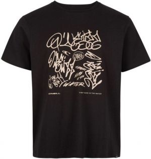 O'Neill GRAFFITI T-SHIRT Pánske tričko, čierna, veľkosť