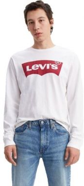 Levi's® LS STD GRAPHIC TEE Pánske tričko s dlhým rukávom, biela, veľkosť