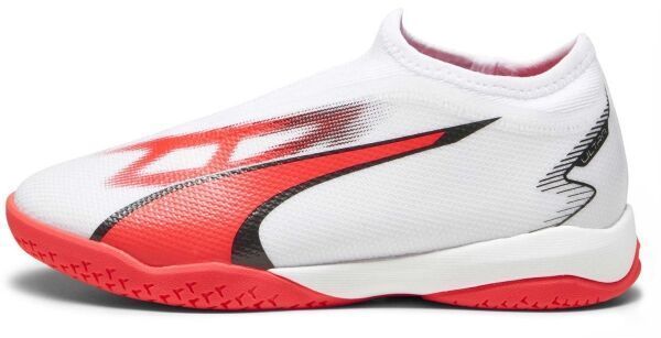 Puma ULTRA MATCH LL IT JR Detská halová obuv, biela, veľkosť 38.5